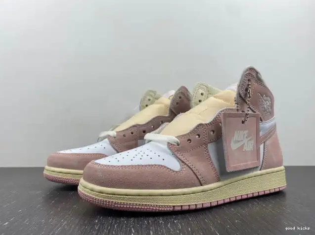 FD2596-600 (Women's) Jordan 1 Washed Retro Pink OG Air High 0429
